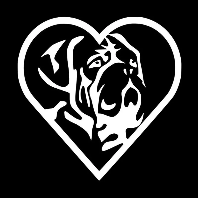 19.1*19.1CM Bull Dog Decal Super Cute Waterproof Car Stickers Styling Decoration Black/Silver S1-0335 | Автомобили и мотоциклы