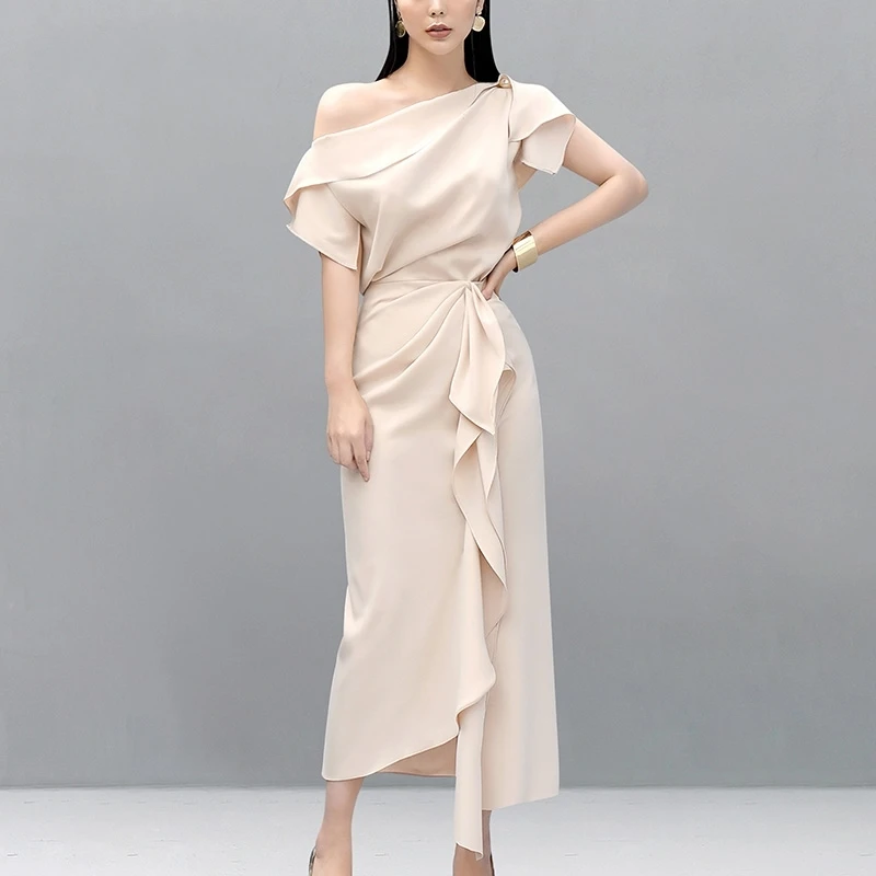 2020 Fashion Show Runway Design Summer Women's Sets Sexy Off Shoulder Ruffles Blouse Top+High Waist Long Skirt Suits 2 Piece Set
2020 Fashion Show Runway Design Summer Women's Sets Sexy Off Shoulder Ruffles Blouse Top+High Waist Long Skirt Suits 2 Piece Set