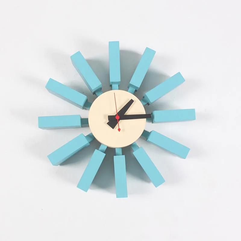 European Style Blue Wall Clock Metal Wooden Fashion Sun Shape Watch Furniture Decoration Adornment Crafts Modern Art Wall Clock
European Style Blue Wall Clock Metal Wooden Fashion Sun Shape Watch Furniture Decoration Adornment Crafts Modern Art Wall Clock
