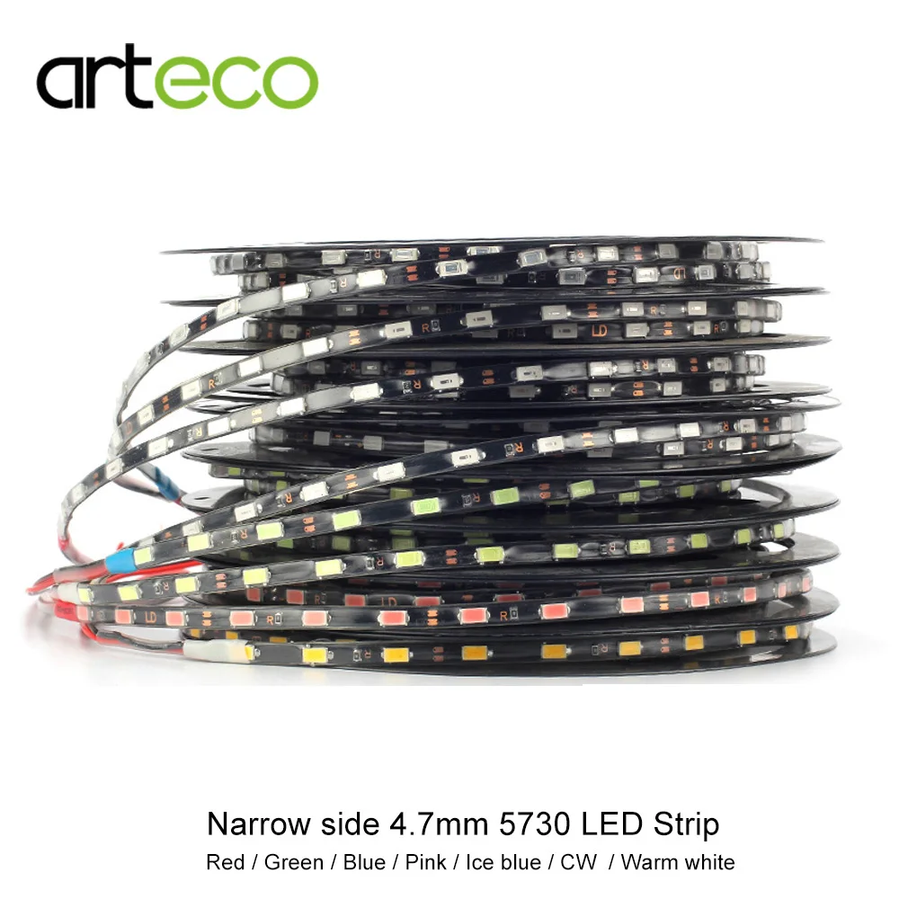 5M 12V Narrow Side 5730 LED Strip 60LEDs/M IP67 Waterproof 4.7mm Width Flexible Strip Light 8 Colors DIY Car Headlight
5M 12V Narrow Side 5730 LED Strip 60LEDs/M IP67 Waterproof 4.7mm Width Flexible Strip Light 8 Colors DIY Car Headlight