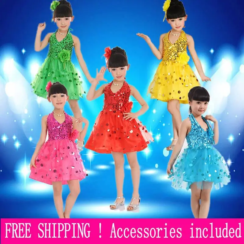 Children's Day Kids Dancewear modern girls' performance clothing Children's stage wear sequined Halter Dress for 3T-11Y
Children's Day Kids Dancewear modern girls' performance clothing Children's stage wear sequined Halter Dress for 3T-11Y