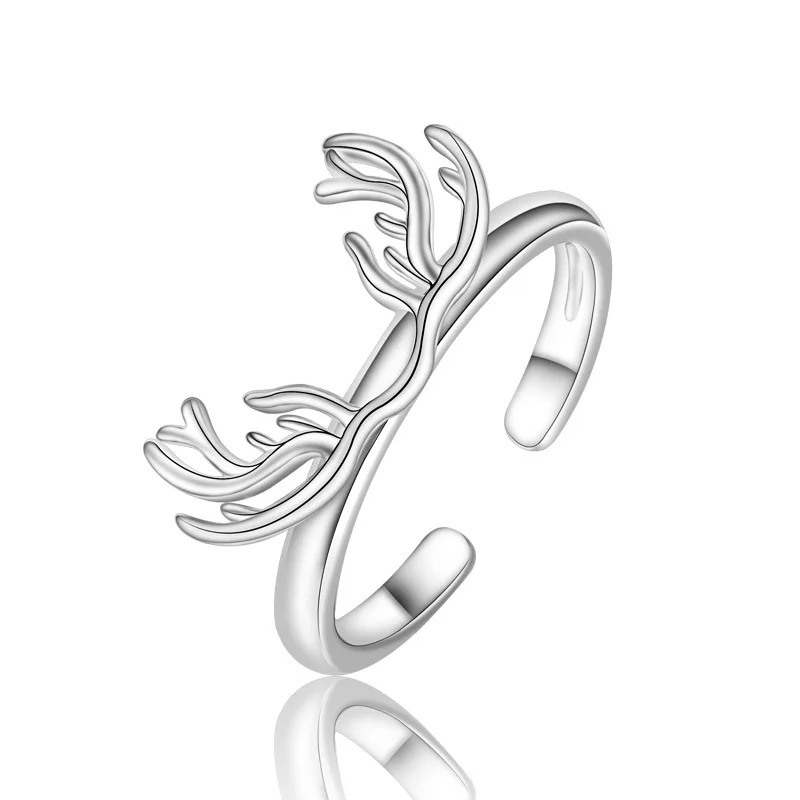 Hot sell fashion christmas elk female 925 sterling silver ladies finger rings jewelry gift wholesale cheap girl women
Hot sell fashion christmas elk female 925 sterling silver ladies finger rings jewelry gift wholesale cheap girl women