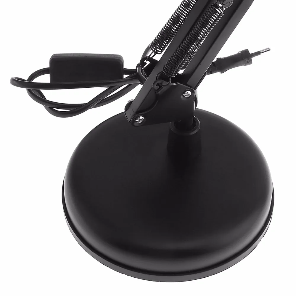 E27 Flexible Swing Arm Desk Lamp with Light Base and Clamp Mount Table Light Support 360 Degree Rotation for Office/Home/Study
E27 Flexible Swing Arm Desk Lamp with Light Base and Clamp Mount Table Light Support 360 Degree Rotation for Office/Home/Study