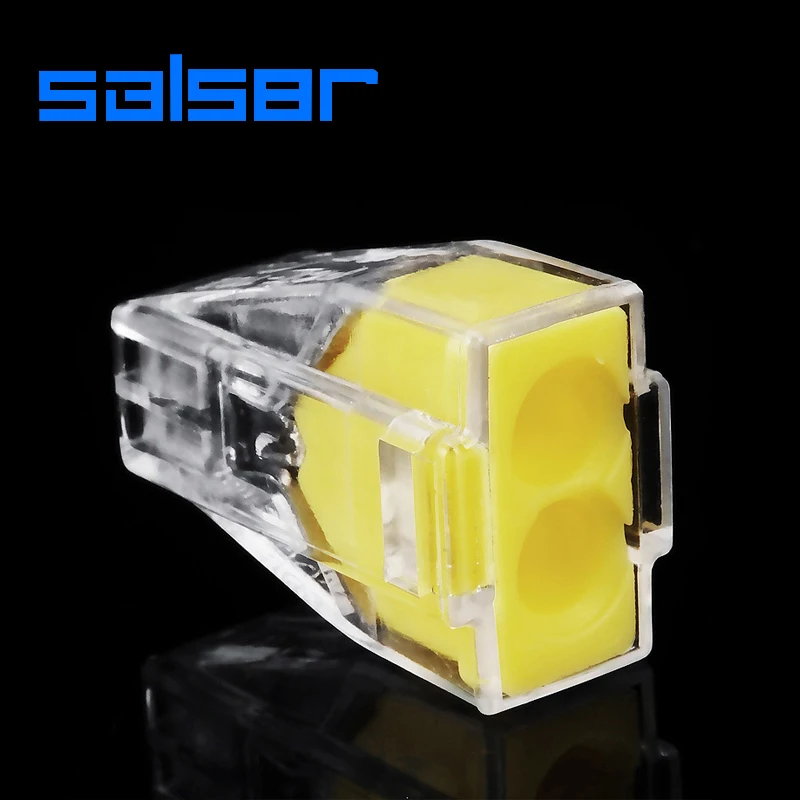 10pcs PCT-102 Yellow Push wire wiring connector For Junction box 2 pin conductor terminal block wire connector
10pcs PCT-102 Yellow Push wire wiring connector For Junction box 2 pin conductor terminal block wire connector