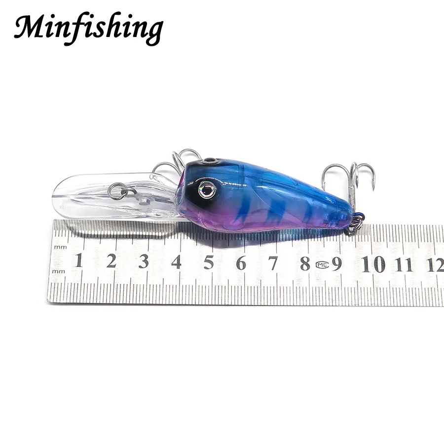 Рыболовная приманка Minfishing 1 шт. блесна для ловли рыбы 3D глаза плаванья 9 см 11 г с