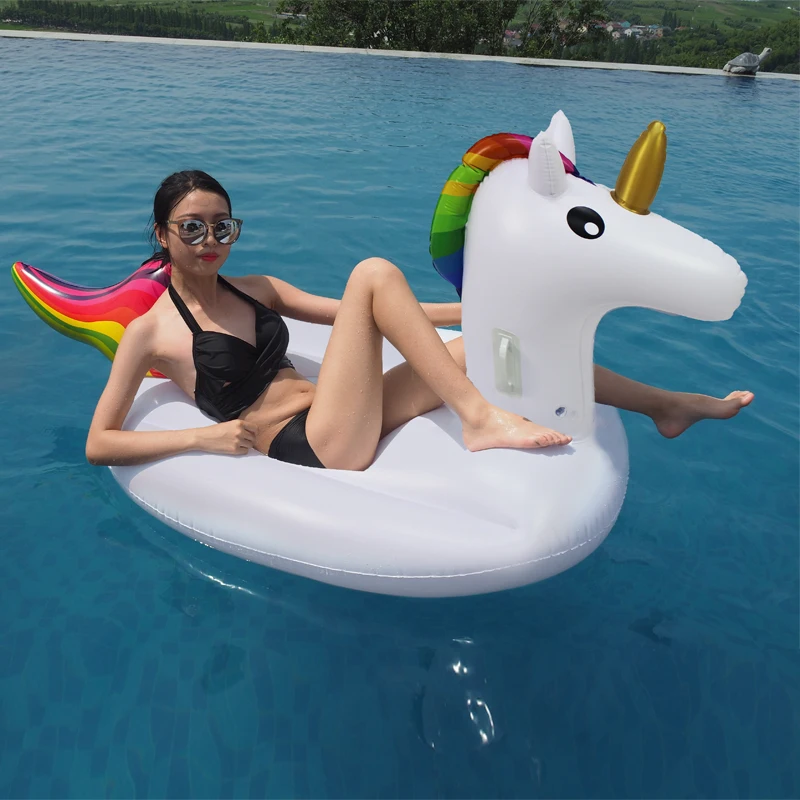 150cm Giant Inflatable Unicorn Pool Float 2019 Newst Ride-On Swimming Ring Adult Children Water Holiday Party Toy boia Piscina
150cm Giant Inflatable Unicorn Pool Float 2019 Newst Ride-On Swimming Ring Adult Children Water Holiday Party Toy boia Piscina