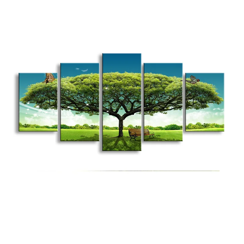 5 pieces high-definition print Big tree canvas oil painting poster and wall art living room picture PL5-194
5 pieces high-definition print Big tree canvas oil painting poster and wall art living room picture PL5-194