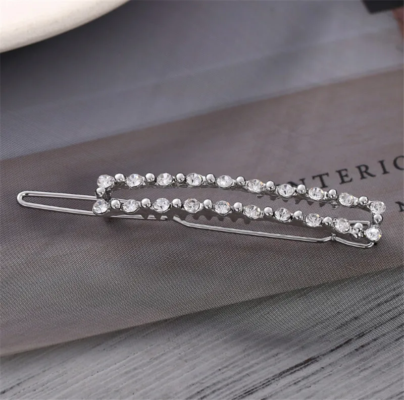 New Korean Hair Accessories Hairpin Rhinestone Clip Women Girls Headwear Barrettes
New Korean Hair Accessories Hairpin Rhinestone Clip Women Girls Headwear Barrettes