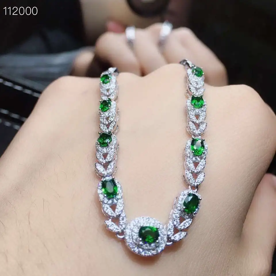 S925 silver natural green diopside gem bracelet natural gemstone bracelet Elegant Lovely Leaf Feather women party gift jewelry
S925 silver natural green diopside gem bracelet natural gemstone bracelet Elegant Lovely Leaf Feather women party gift jewelry