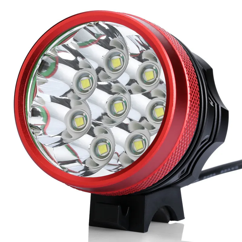 Hot Bicycle Light 8x XM-L T6 LED Bike Headlight 9000 Lumen Mountain Bike Lamp Fishing Light 9600mAh Waterproof Battery&Charger
Hot Bicycle Light 8x XM-L T6 LED Bike Headlight 9000 Lumen Mountain Bike Lamp Fishing Light 9600mAh Waterproof Battery&Charger