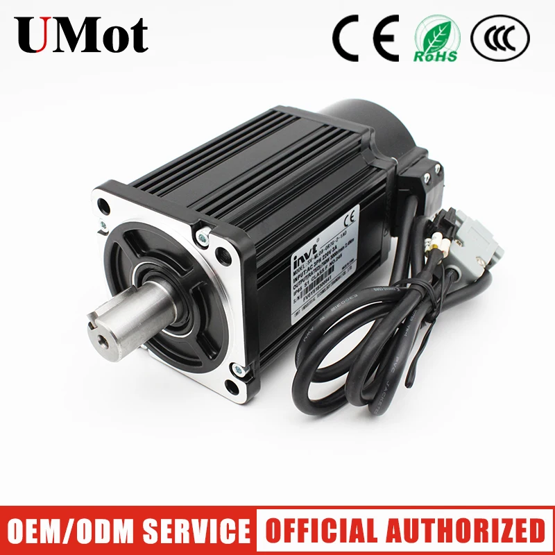 0.75kW AC Servo Motor with brake+Servo Driver+5M Cable 220V 2.39N.m 750W AC servo motor For DIY CNC Plasma Cutter
0.75kW AC Servo Motor with brake+Servo Driver+5M Cable 220V 2.39N.m 750W AC servo motor For DIY CNC Plasma Cutter
