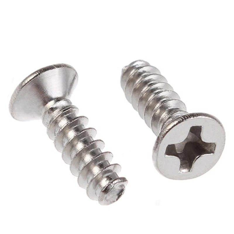 50pcs M2 Nickel plated Phillips Countersunk head tapping screw flat tail self tappings screws GB846 3mm-8mm Length
50pcs M2 Nickel plated Phillips Countersunk head tapping screw flat tail self tappings screws GB846 3mm-8mm Length