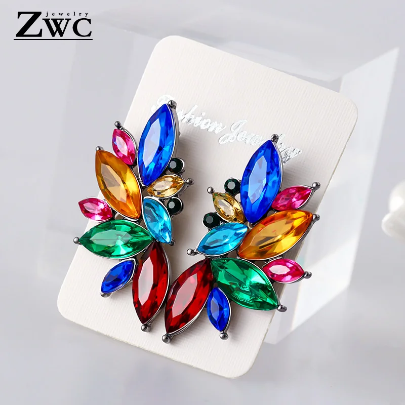 ZWC Trendy Brand Opal Stone Drop Earrings 2019 Brand New Elegant For Women Fashion Elegant Geometric Crystal Earring Jewelry
ZWC Trendy Brand Opal Stone Drop Earrings 2019 Brand New Elegant For Women Fashion Elegant Geometric Crystal Earring Jewelry