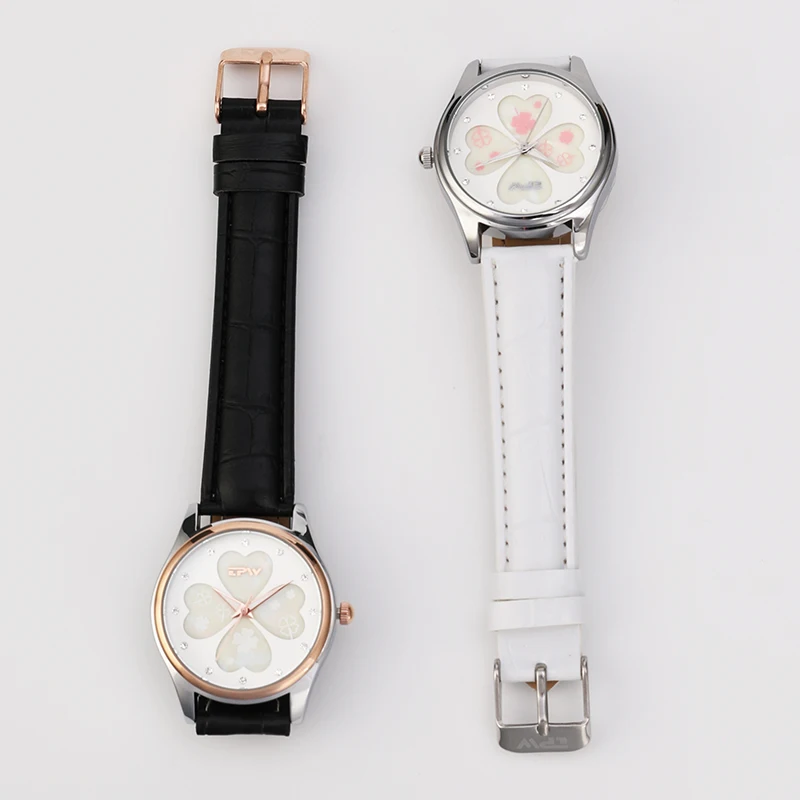 Four Leaf Clover Women Watches Leather Strap Rose Gold Lady Business Wear Analog 
Four Leaf Clover Women Watches Leather Strap Rose Gold Lady Business Wear Analog