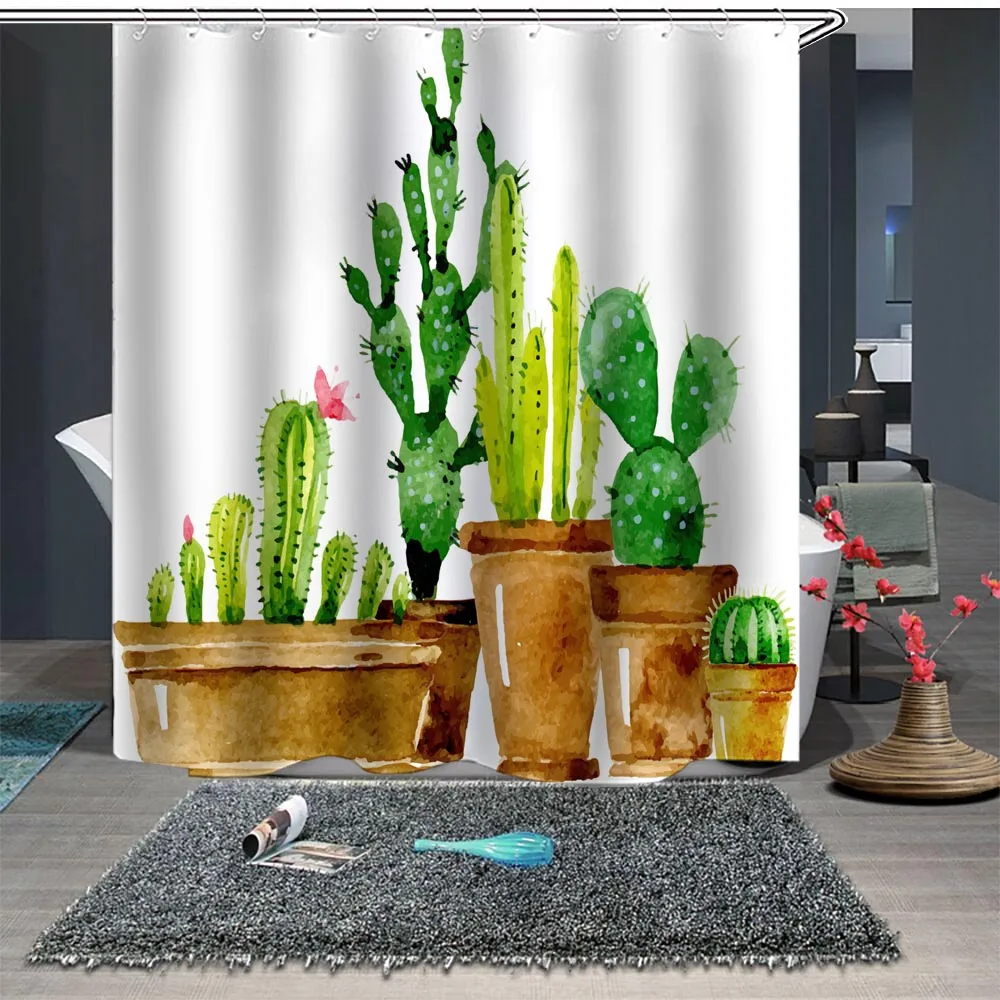 Custom Made Shower Curtain Bathroom Curtain Partition 1.5 x 1.8m 1.8 x 1.8m 1.8 x 2m Floral Cactus White
Custom Made Shower Curtain Bathroom Curtain Partition 1.5 x 1.8m 1.8 x 1.8m 1.8 x 2m Floral Cactus White