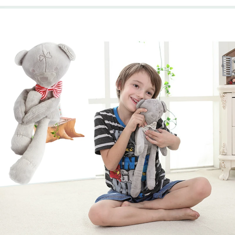 

New Style Plush Stuffed Cute Appease Rabbit Bear Animal Toys Infant Baby Comfort Dolls For Children Kids Birthday Pretty Gift