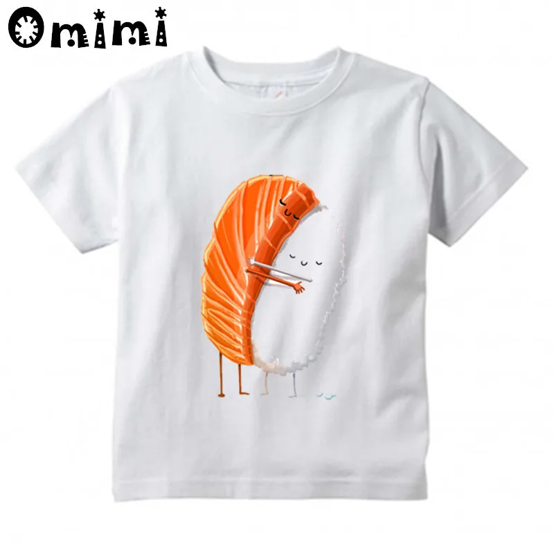 Boys/Girls Sushi Hug Printed T Shirt Kids Short Sleeve Tops Baby Children's Funny White T-Shirt
Boys/Girls Sushi Hug Printed T Shirt Kids Short Sleeve Tops Baby Children's Funny White T-Shirt