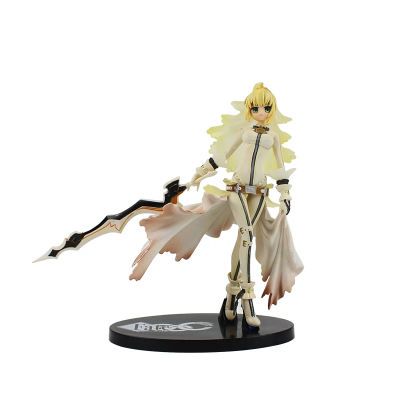 Сабель Fate Stay Night, 20 см, белое свадебное платье с мечом, подвижная фигурка, кукла, ПВХ фигурка, модели игрушек
Сабель Fate Stay Night, 20 см, белое свадебное платье с мечом, подвижная фигурка, кукла, ПВХ фигурка, модели игрушек