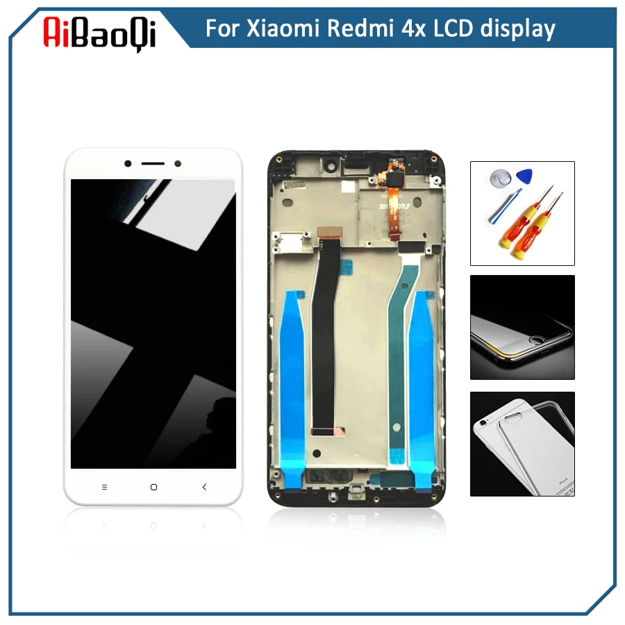 For xiaomi Redmi 4X LCD Display with Frame Screen Touch Panel Redmi 4X LCD Display digitizer Frame Assembly Spare Repair Parts
For xiaomi Redmi 4X LCD Display with Frame Screen Touch Panel Redmi 4X LCD Display digitizer Frame Assembly Spare Repair Parts