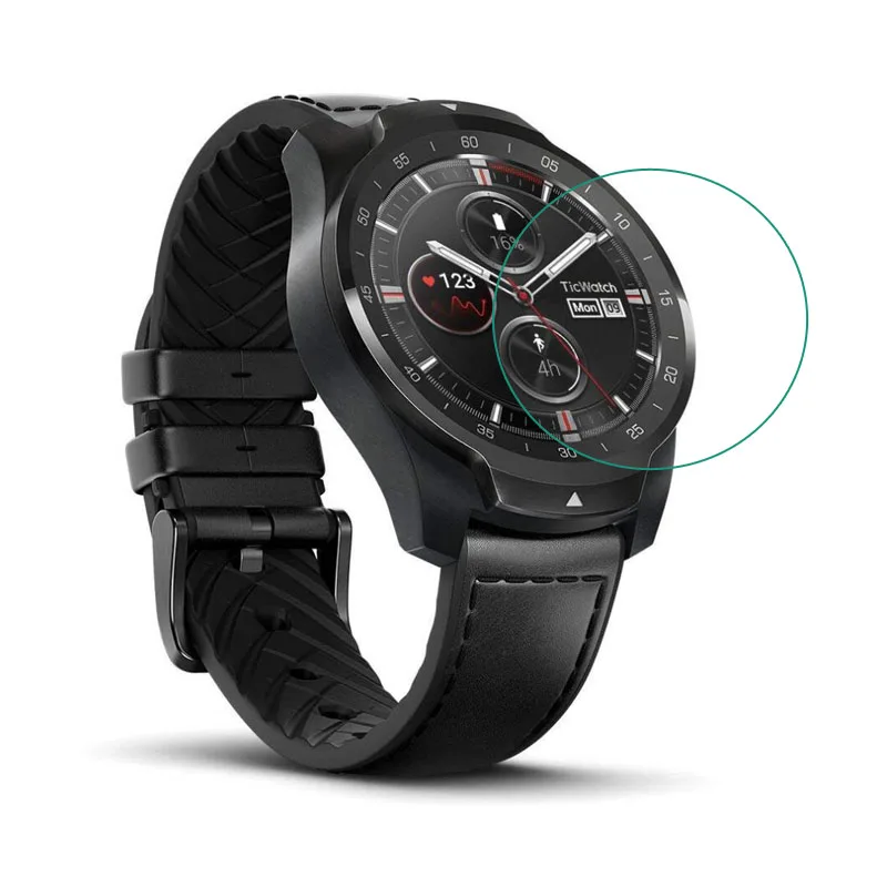 Защитная пленка из закаленного стекла HD Ultra Clear Toughened Guard для смарт-часов Tic Ticwatch Pro