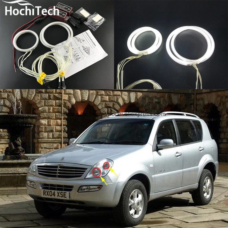 Отличный комплект HochiTech CCFL с ангельскими глазами ультраяркое освещение фар для