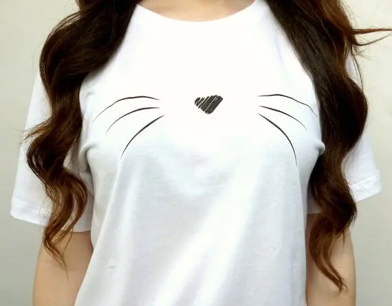New arrival Cute Cat Whiskers Shirt women causal fashion cute Cat tops Tumblr Shirt girls shirts Tumblr Shirt free shipping
New arrival Cute Cat Whiskers Shirt women causal fashion cute Cat tops Tumblr Shirt girls shirts Tumblr Shirt free shipping