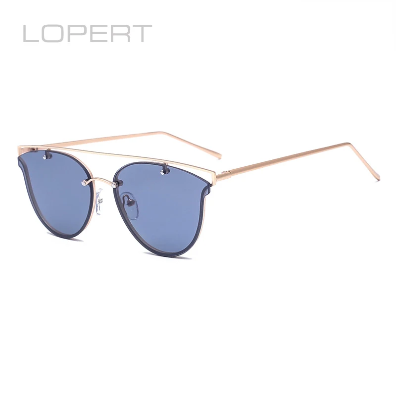 LOPERT кошачий глаз солнцезащитные очки женские брендовые дизайнерские без оправы