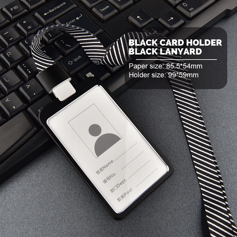 1 шт. держатель для карт и автобусов из алюминиевого сплава|id badge holder|badge holdercard holder |