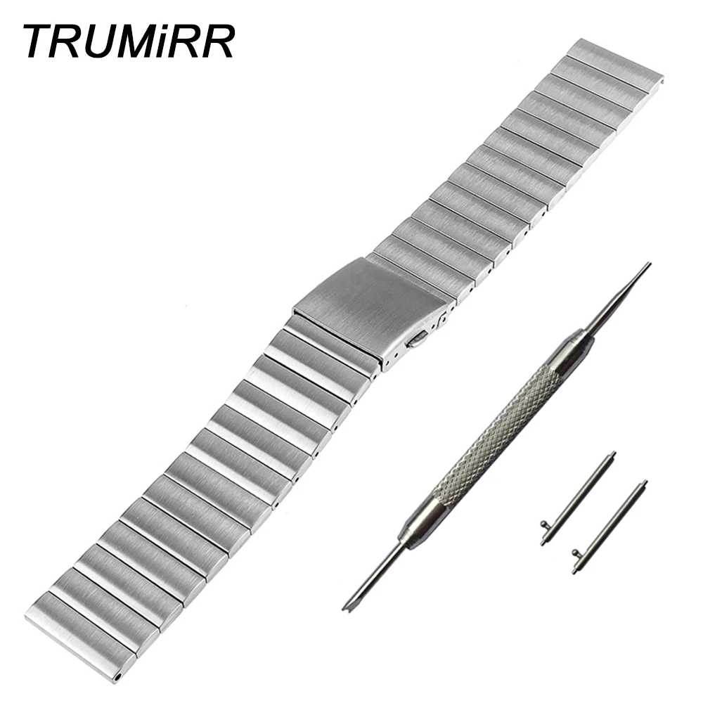 22mm Stainless Steel Watch Band Bracelet Strap w/ Quick Release Pin for Samsung Galaxy Gear 2 R380 R381 R382 Moto 360 2 46mm
22mm Stainless Steel Watch Band Bracelet Strap w/ Quick Release Pin for Samsung Galaxy Gear 2 R380 R381 R382 Moto 360 2 46mm