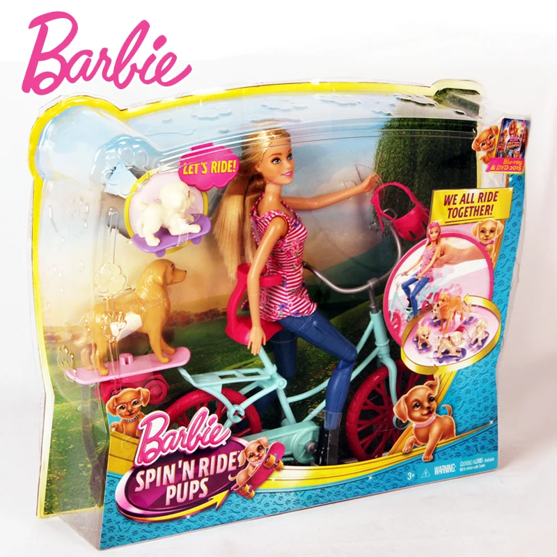 Originals Bicycle Riding Kit Dog Toys for children Of Barbie Girl Doll Brinquedos For Birthday kawaii Gift CLD94
Originals Bicycle Riding Kit Dog Toys for children Of Barbie Girl Doll Brinquedos For Birthday kawaii Gift CLD94