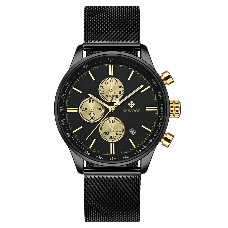 Famous Brand Black Metal Wrist Watch Quartz Men Stainless Steel Sport Watches Men Waterproof Clock Male 2019 Relogio Masculino
Famous Brand Black Metal Wrist Watch Quartz Men Stainless Steel Sport Watches Men Waterproof Clock Male 2019 Relogio Masculino