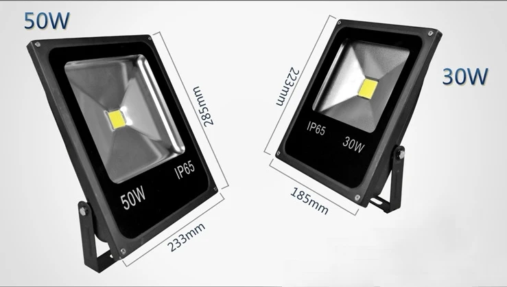 LED flood light 10W 20W 30W 50W Black AC85-265V waterproof IP65 Floodlight Spotlight garden Outdoor Lighting lamp
LED flood light 10W 20W 30W 50W Black AC85-265V waterproof IP65 Floodlight Spotlight garden Outdoor Lighting lamp