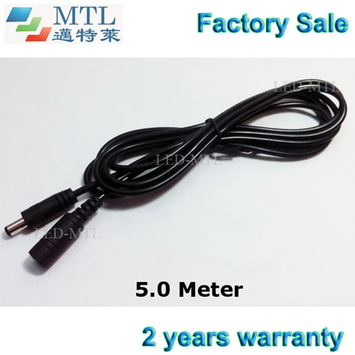 DC extension cable wire 5 meters long, 15 pcs/lot, black 22 awg wire, 5.5/2.1 male to female connector, factory wholesale
DC extension cable wire 5 meters long, 15 pcs/lot, black 22 awg wire, 5.5/2.1 male to female connector, factory wholesale