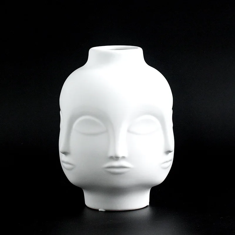 Ladies Face Head Planter Vase Face Vase for Flower Human Face Flower Vase Succulent Pot Home Garden Ornament White Ceramic Craft
Ladies Face Head Planter Vase Face Vase for Flower Human Face Flower Vase Succulent Pot Home Garden Ornament White Ceramic Craft