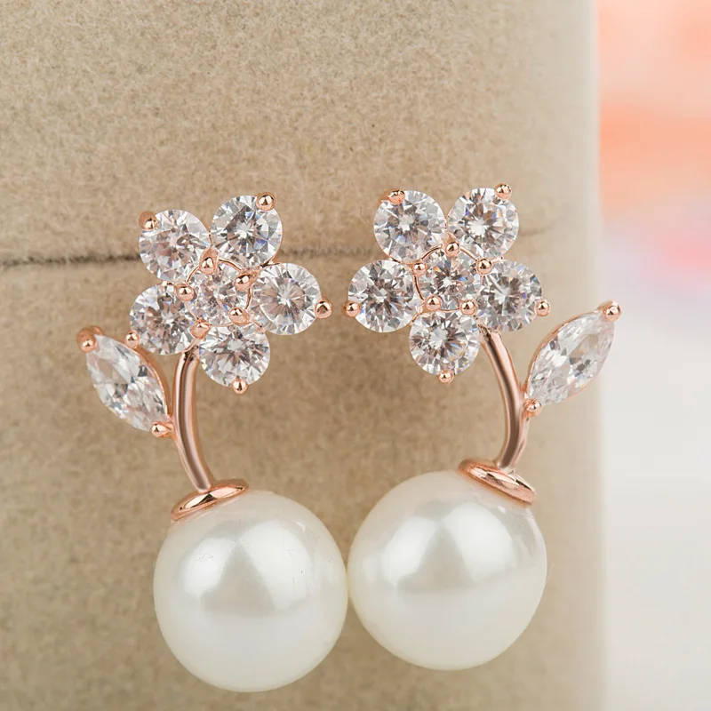 Floralbride Fashion Jewelry Anti-allergic Simulated Pearls Stud Earrings Charm Drop Earrings Women Rose Gold Dangle Earrings
Floralbride Fashion Jewelry Anti-allergic Simulated Pearls Stud Earrings Charm Drop Earrings Women Rose Gold Dangle Earrings