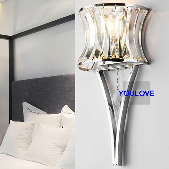 Modern Crystal Torch Wall Lamps Crystal Wall Lights Fixture Home Indoor Lighting Bedroom Bed Side Foyer Dining Room Hallway Lamp
Modern Crystal Torch Wall Lamps Crystal Wall Lights Fixture Home Indoor Lighting Bedroom Bed Side Foyer Dining Room Hallway Lamp