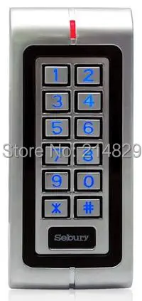 Metal waterproof 24V Home Pin Card Reader of Keypad two-door standalone access control of Infrared Remote Control for Office
Metal waterproof 24V Home Pin Card Reader of Keypad two-door standalone access control of Infrared Remote Control for Office