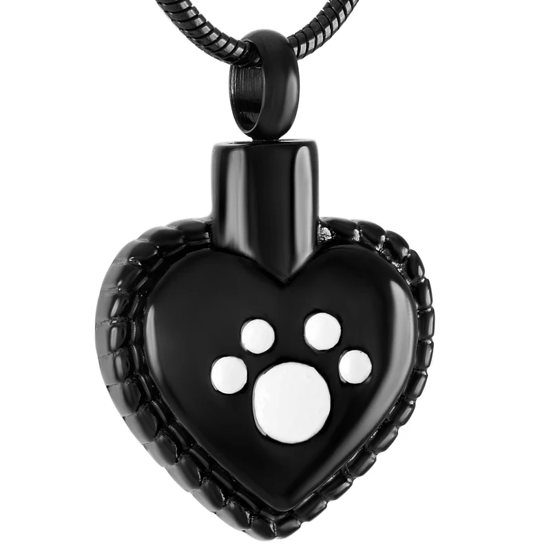 IJD8647 Stainless Steel Cremation Urn Necklace for Ashes Pendant Love Heart Puppy Dog Pet Paw Print Always in My Heart Jewelry
IJD8647 Stainless Steel Cremation Urn Necklace for Ashes Pendant Love Heart Puppy Dog Pet Paw Print Always in My Heart Jewelry