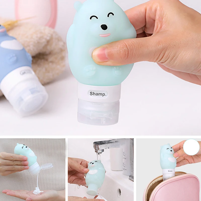 New Portable Cartoon Bear Penguin Animal Silicone Travel Case Organizer Shampoo Shower Gel Lotion Storage Refillable Bottle
New Portable Cartoon Bear Penguin Animal Silicone Travel Case Organizer Shampoo Shower Gel Lotion Storage Refillable Bottle