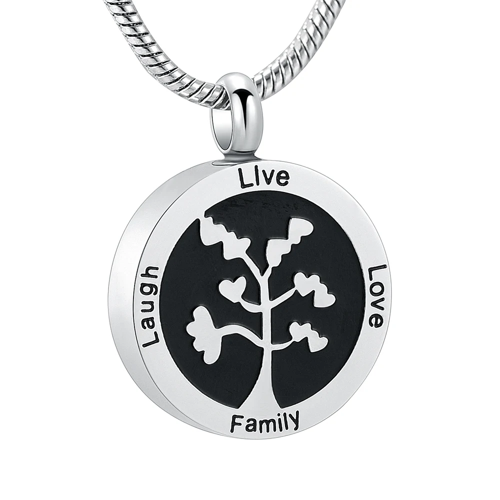 IJD10738 Stainless Steel Cremation Tree of Life Memorial Necklace for Ashes Urn Keepsake Pendant Love Round Wings Jewelry
IJD10738 Stainless Steel Cremation Tree of Life Memorial Necklace for Ashes Urn Keepsake Pendant Love Round Wings Jewelry