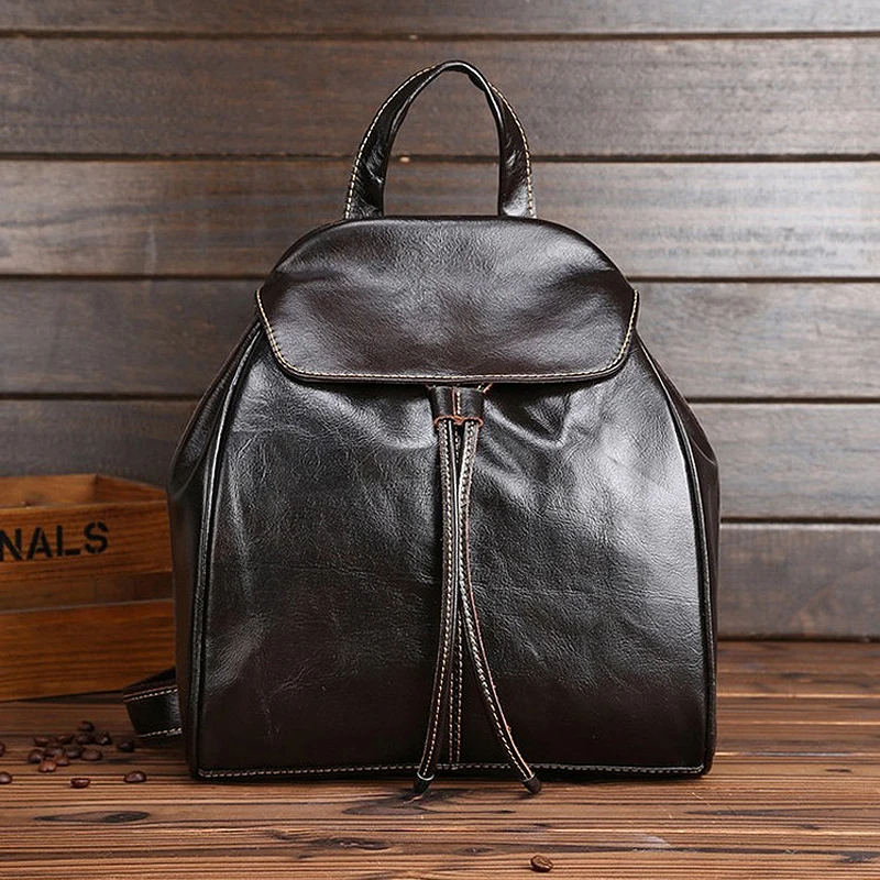 

Cobbler Legend Backpack 100% Real Genuine Leather Mama Bag for Women 2019 Female First Layer Cow Leather School Style Backpacks