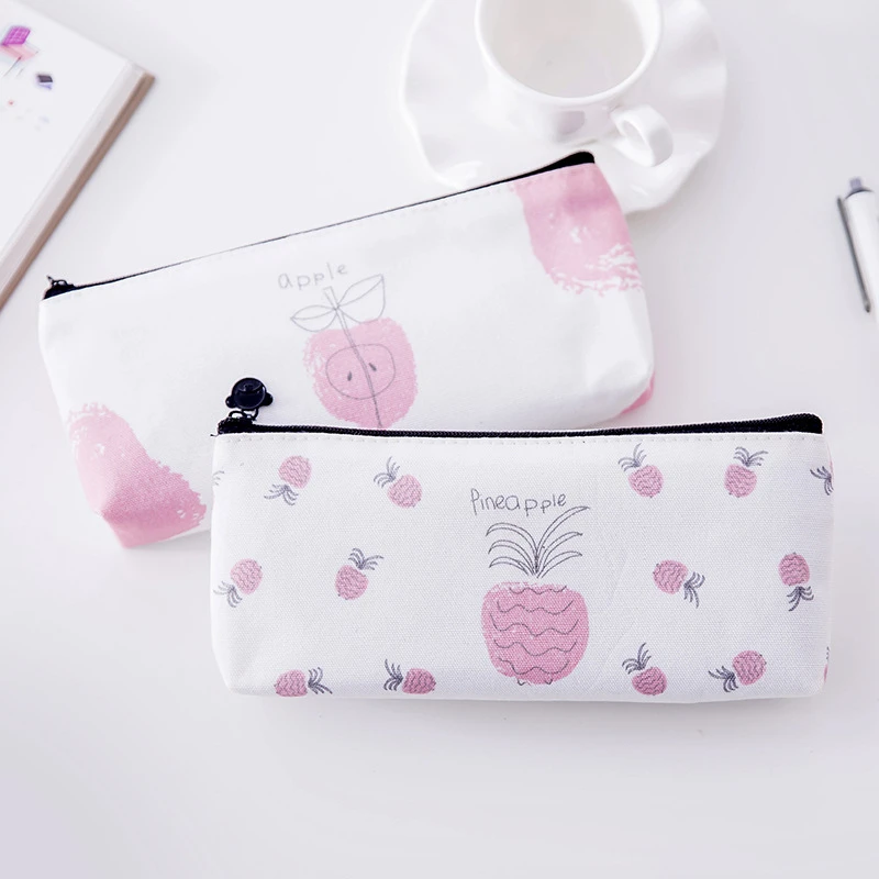 DL South Korea stationery creative small fresh fruit bag large canvas pencil box student storage products Exquisite
DL South Korea stationery creative small fresh fruit bag large canvas pencil box student storage products Exquisite