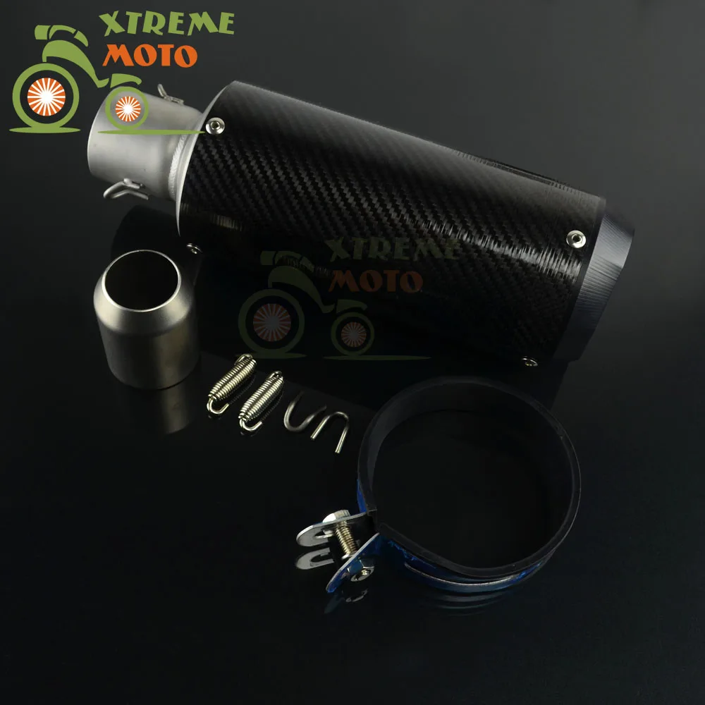 Motorcycle 38MM 51MM Exhaust Pipe Muffler Carbon Fiber No DB Killer Pipe For Kawasaki HONDA YAMAHA ATV Scooter
Motorcycle 38MM 51MM Exhaust Pipe Muffler Carbon Fiber No DB Killer Pipe For Kawasaki HONDA YAMAHA ATV Scooter