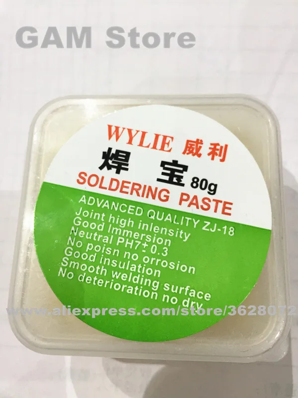 Solder Paste Welding Flux Soldering Grease Tin Cream Tool Iron Station circuit board Phone LCD PCB Repairing No-clean 80g 150g
Solder Paste Welding Flux Soldering Grease Tin Cream Tool Iron Station circuit board Phone LCD PCB Repairing No-clean 80g 150g
