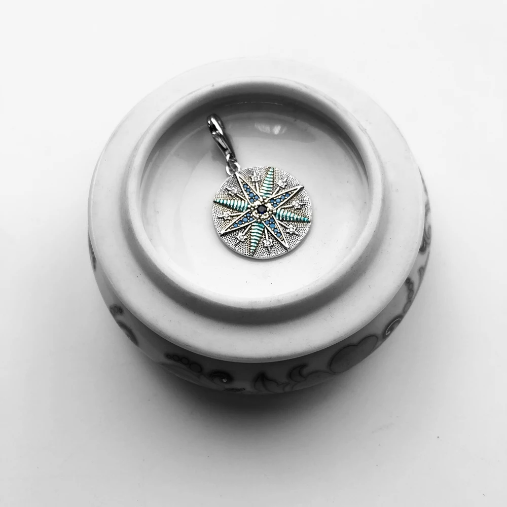 Charm Pendant Vintage Star Blue,2019 New Europe Fashion Jewelry Pure 925 Sterling Silver Gift For Women Fit Bracelet Necklace
Charm Pendant Vintage Star Blue,2019 New Europe Fashion Jewelry Pure 925 Sterling Silver Gift For Women Fit Bracelet Necklace