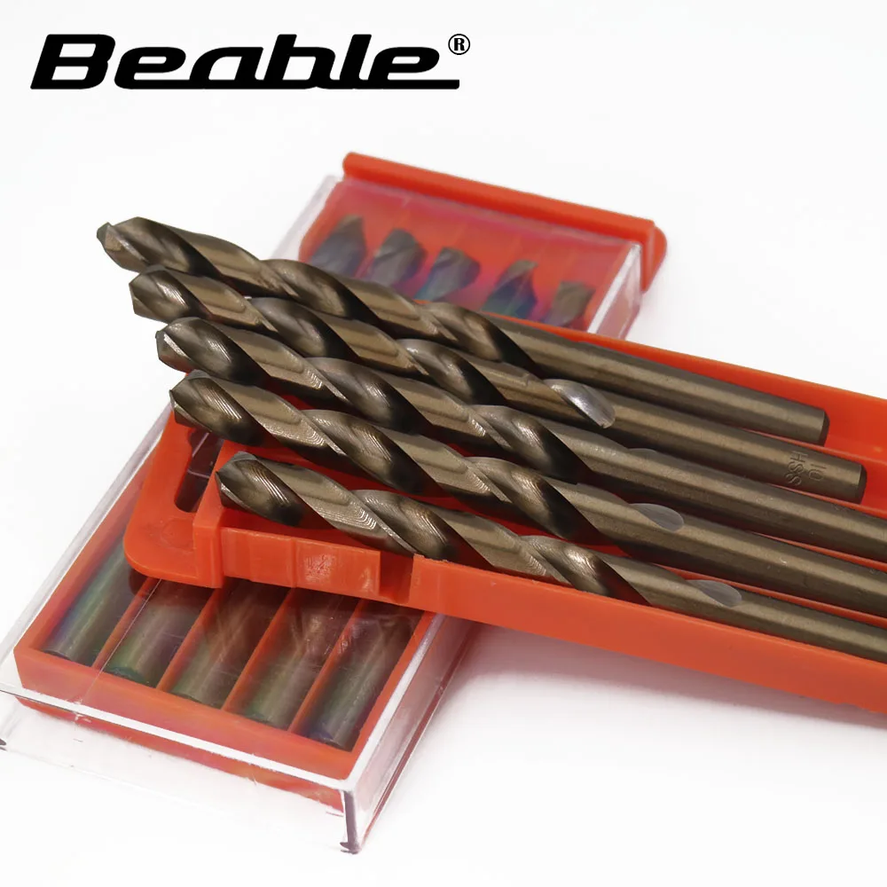 Clearance sale twist drill M35-10.0MM 5PCS HSS cobalt drill tools steel set for metal cnc drill bits drilling Bit
Clearance sale twist drill M35-10.0MM 5PCS HSS cobalt drill tools steel set for metal cnc drill bits drilling Bit