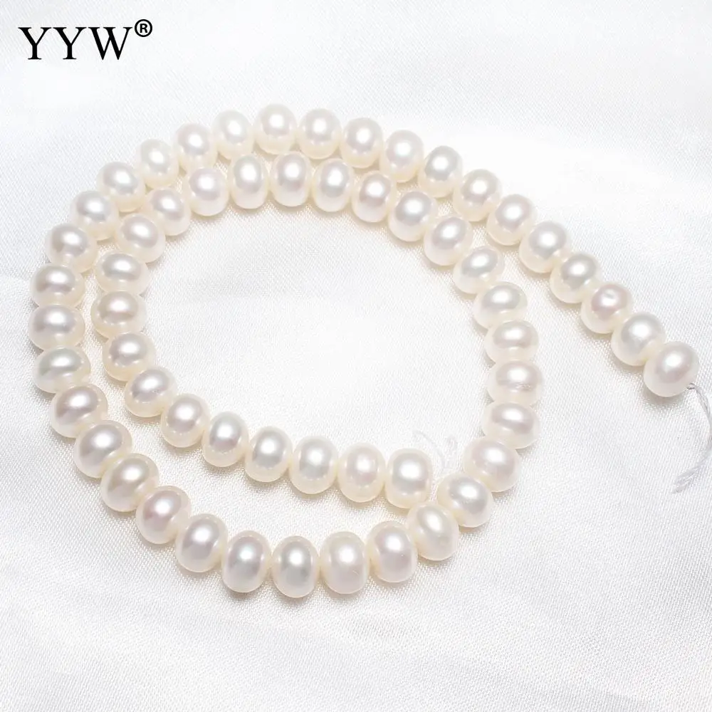 Cultured Baroque Freshwater Pearl Beads Nuggets Natural White 9-10mm Approx 0.8mm Sold Per Approx 15.7 Inch Strand
Cultured Baroque Freshwater Pearl Beads Nuggets Natural White 9-10mm Approx 0.8mm Sold Per Approx 15.7 Inch Strand