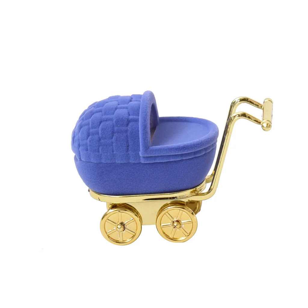 Cute Stroller Shape Earrings Velvet Jewelry Necklace Display Case Wedding Ring Gift Box
Cute Stroller Shape Earrings Velvet Jewelry Necklace Display Case Wedding Ring Gift Box