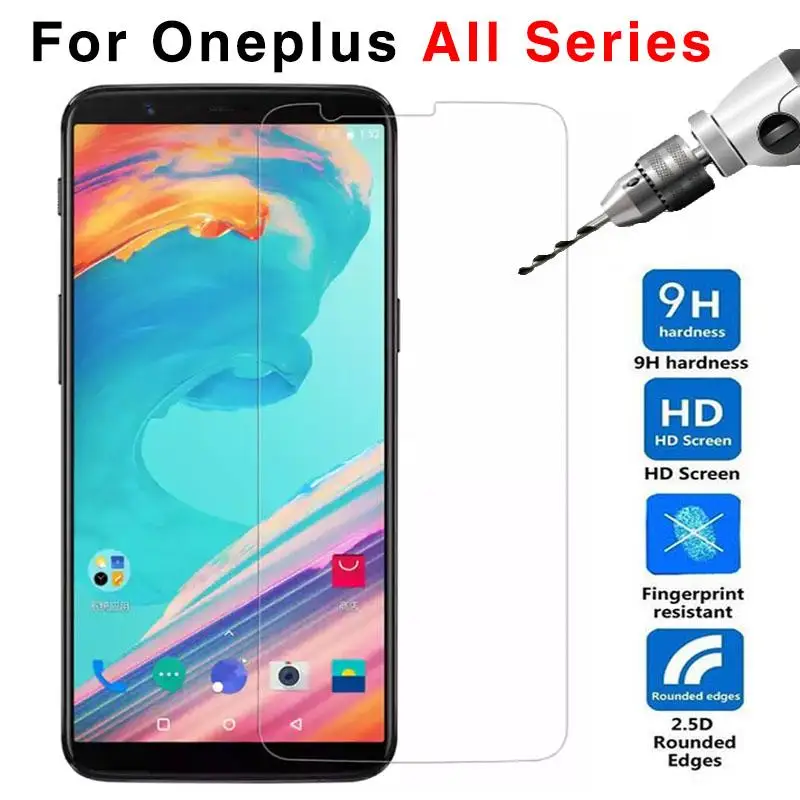 Защита экрана для Oneplus X One Plus 6T 5 3 2 1 защитная пленка из закаленного стекла
