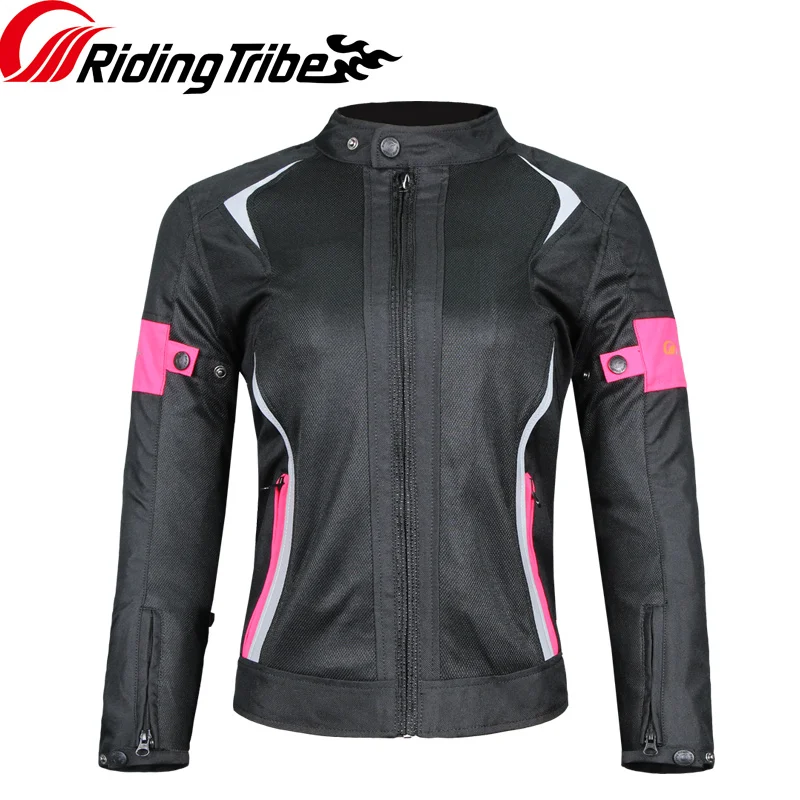 

Riding Tribe Motorcycle Woman's Jacket winter Pants Waterproof Moto Racing Clothes Reflective Protective Clothes Armour JK-52
